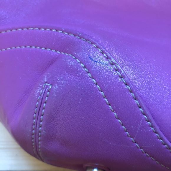 Coach XL SoHo PinkLeather Bleecker Tote Bag Carryall - Picture 7 of 16